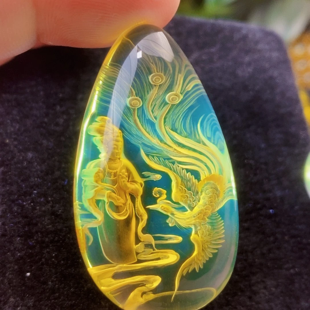 【闪购商品】金珀吊坠(不含链)未镶嵌