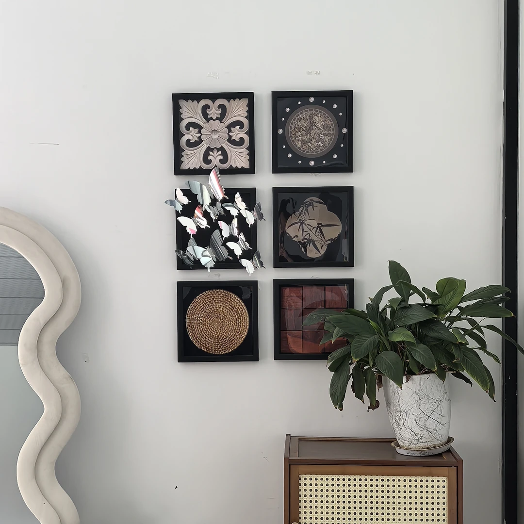 中古风客厅沙发背景墙装饰画复古壁挂高级感餐厅卧室挂画