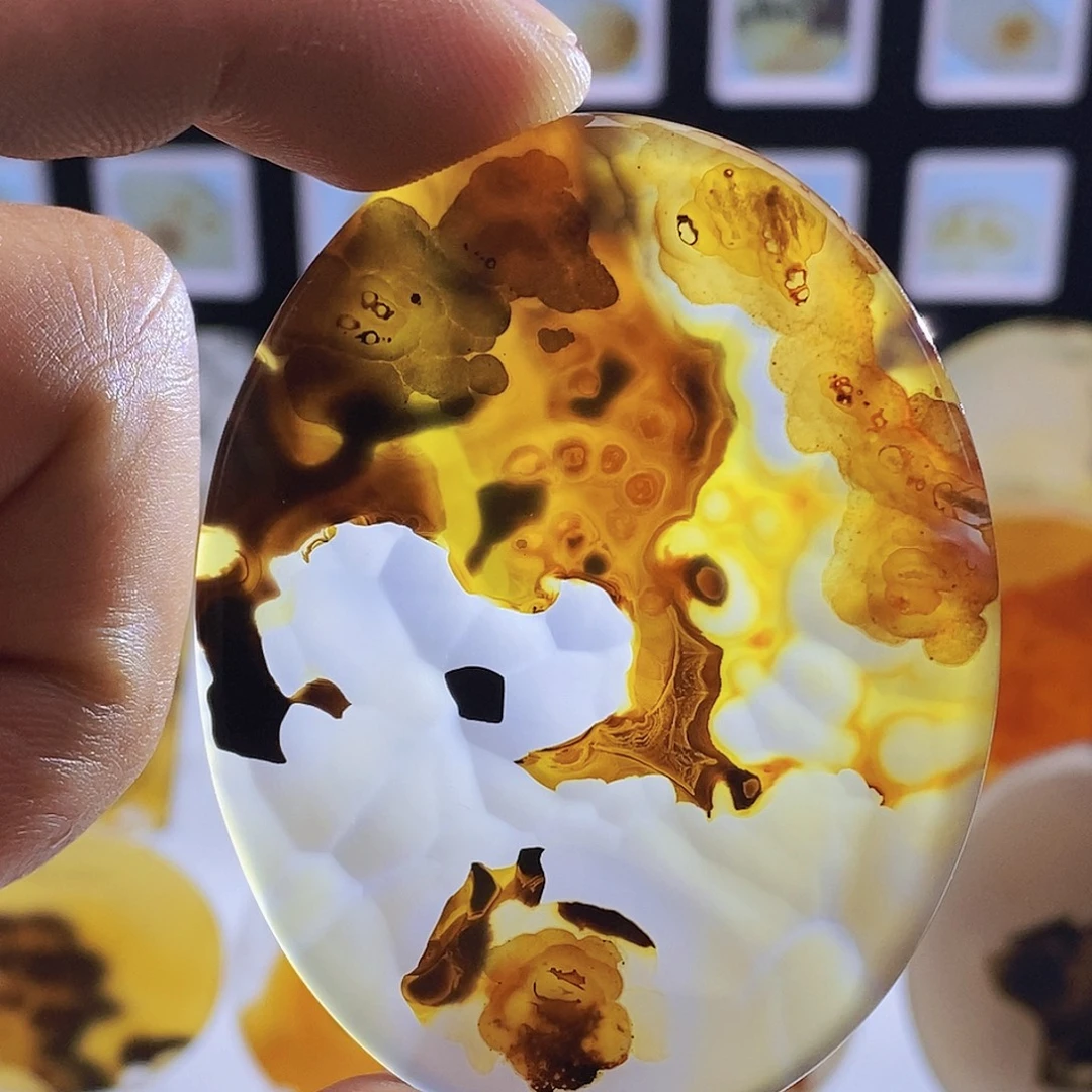 玛瑙/玉髓未镶嵌吊坠(不含链)510