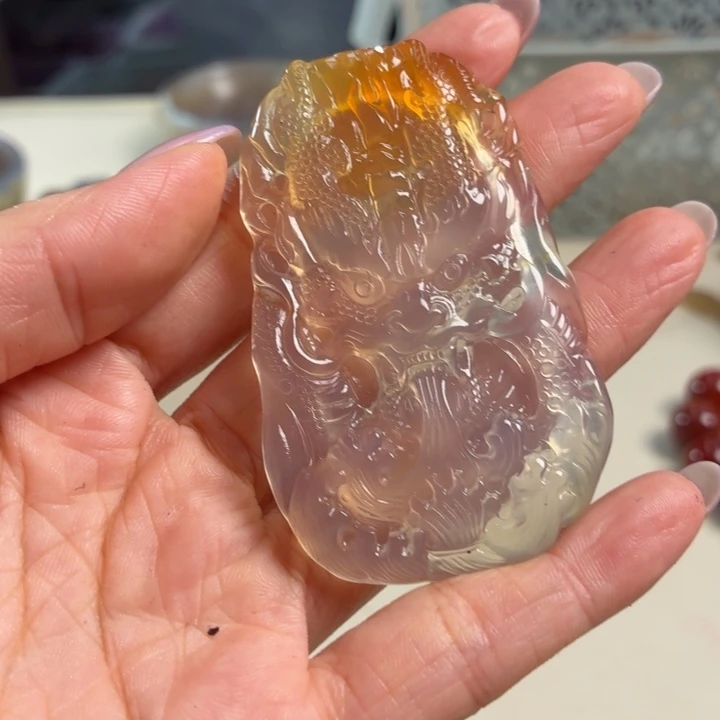 玛瑙/玉髓未镶嵌吊坠(不含链)
