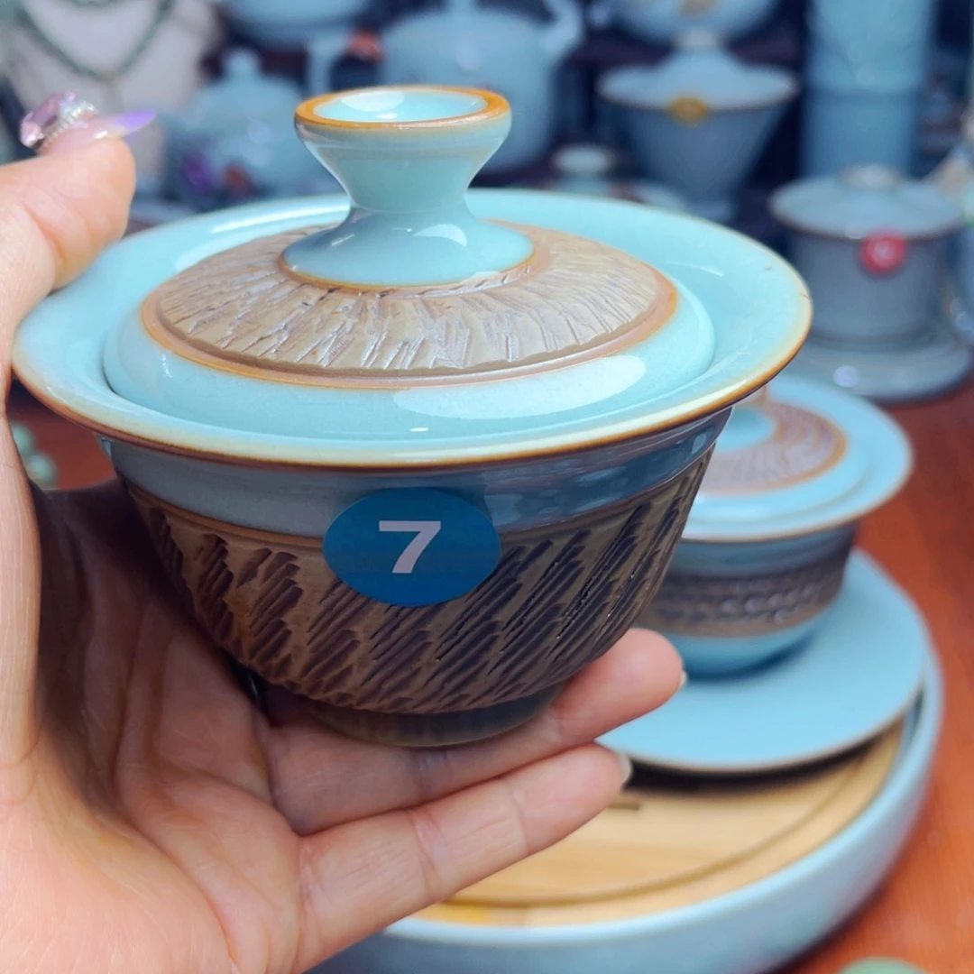 【闪购商品】源头厂家，正宗养生汝瓷茶器摆件