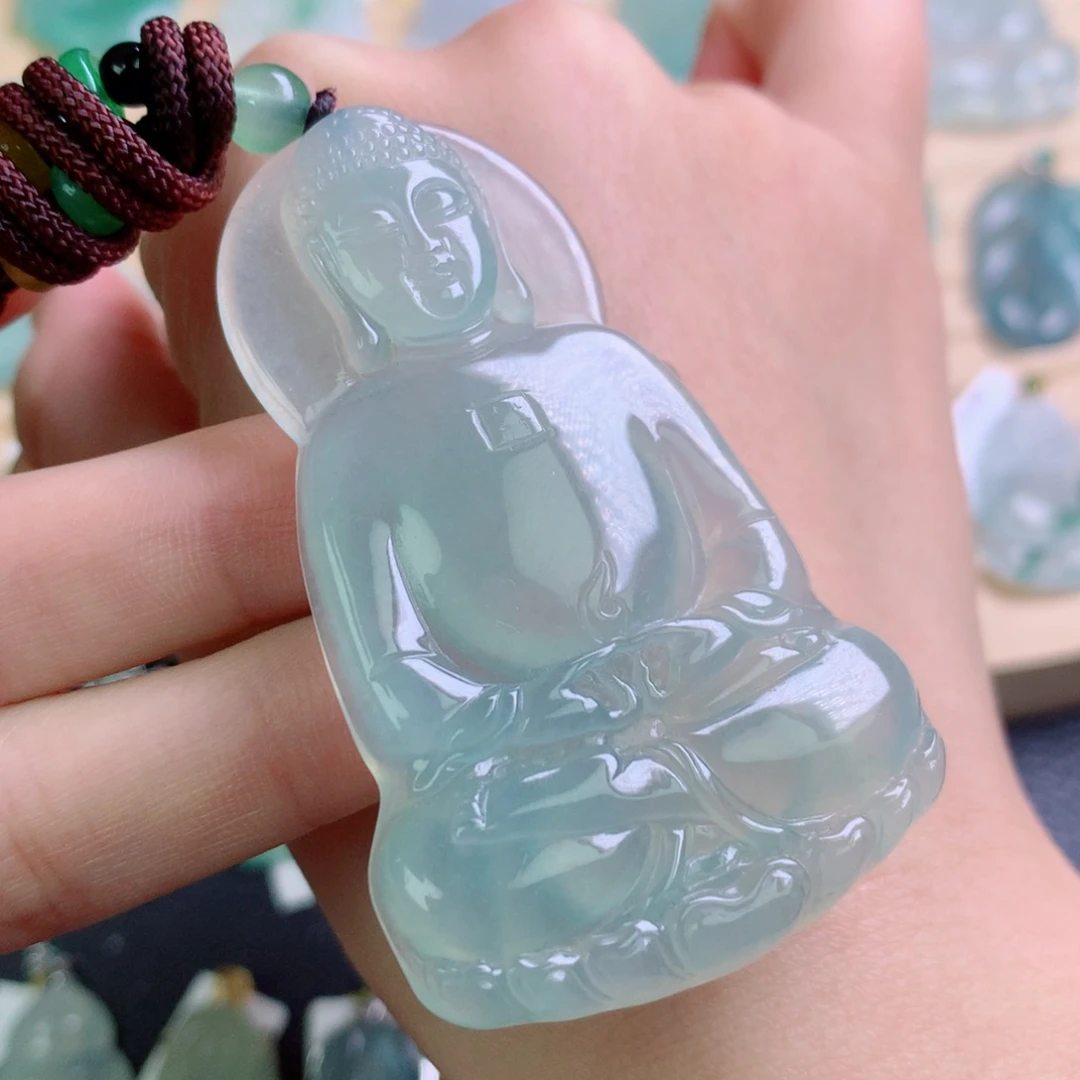 翡翠未镶嵌颈饰吊坠