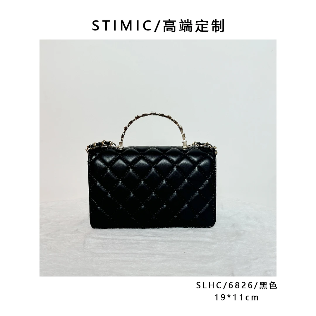 SLHC/6826/黑色paiyuge订制轻奢女士手提单肩斜挎包HC-031