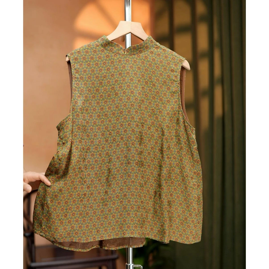 【碎花】老钱风新中式夏季新款奥黛裙女中长款上衣高级百搭显瘦