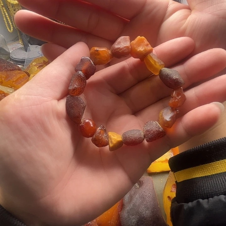 定制琥珀未镶嵌纯天然蜜蜡吊坠