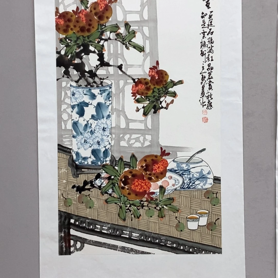 国画陈党明三尺精品佳作