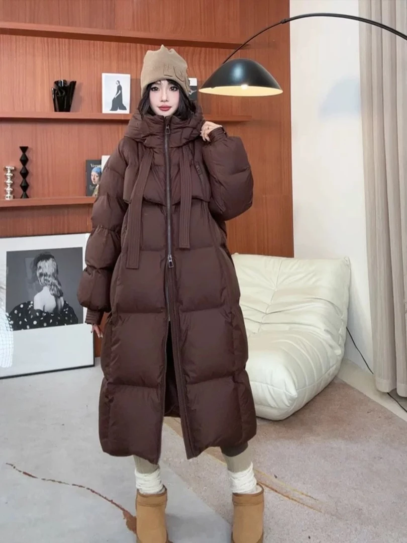 【晓晓依】【成人女式长款羽绒服】