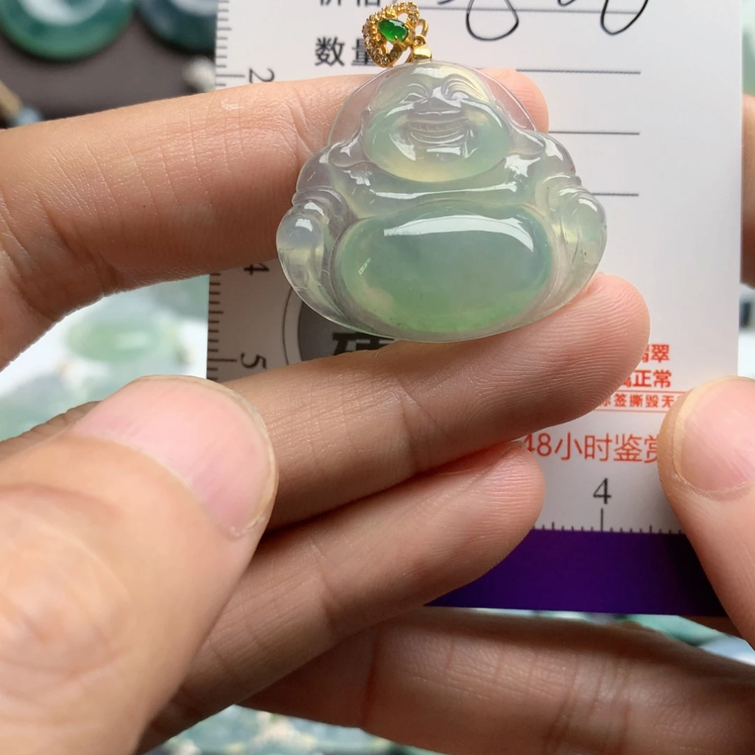 翡翠未镶嵌颈饰吊坠
