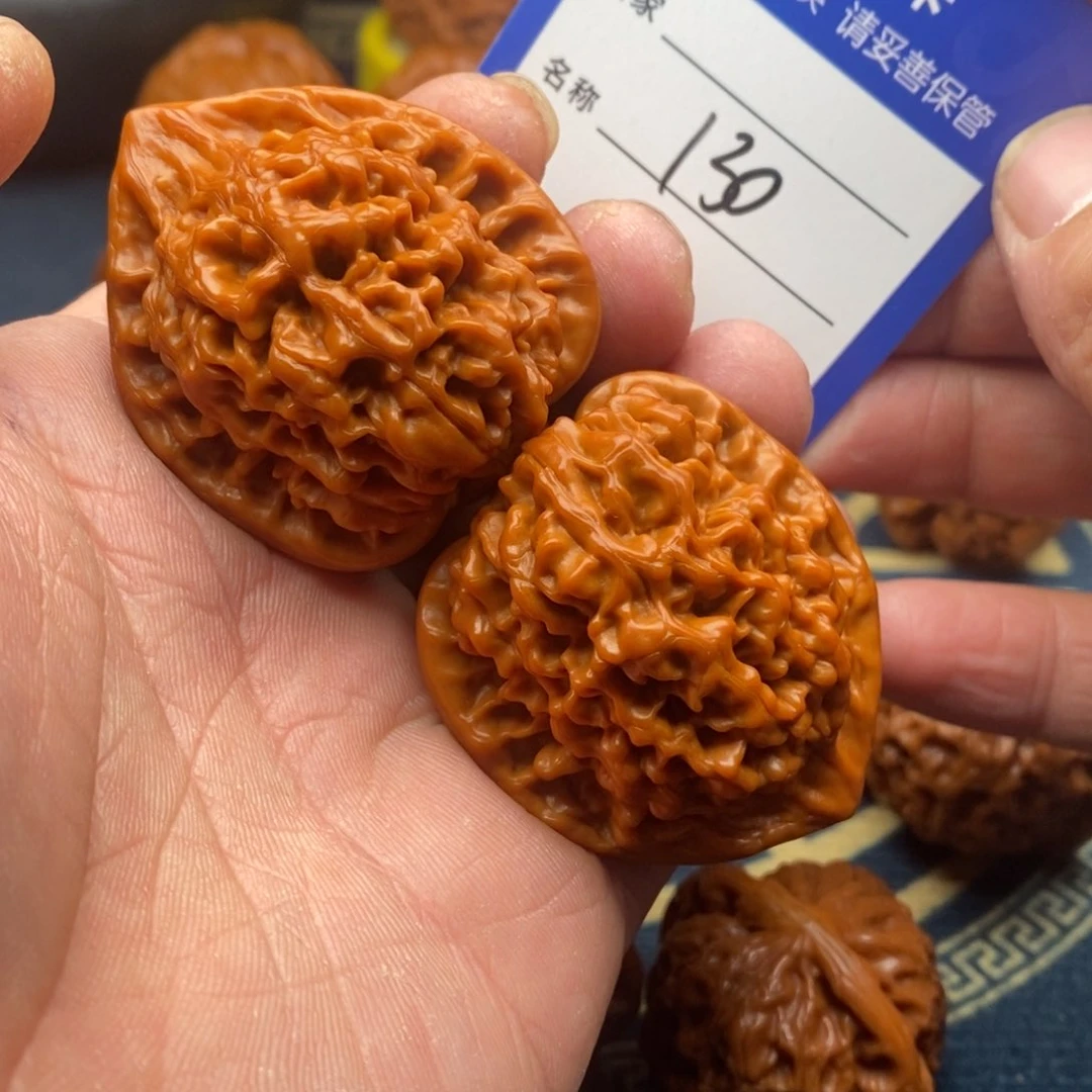 文玩核桃把件9****事官帽42