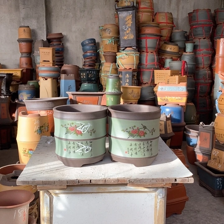 紫砂花盆紫砂花盆