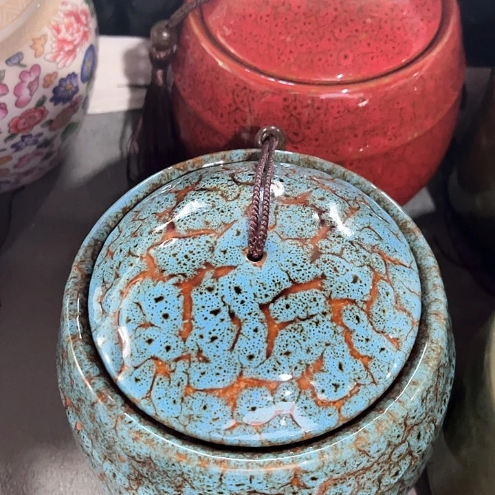 摆件三润陶瓷茶叶罐密封罐