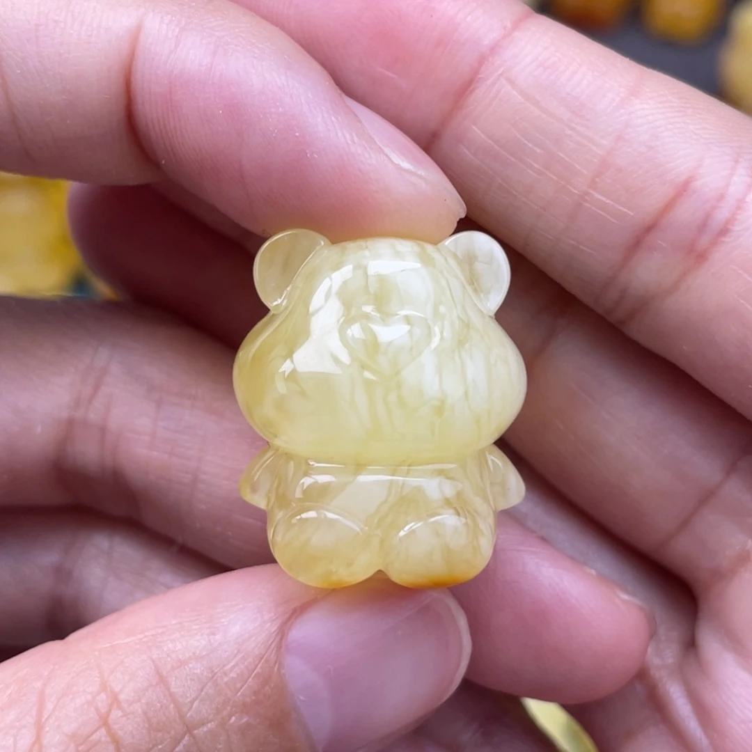裸石琥珀未镶嵌蜜蜡的