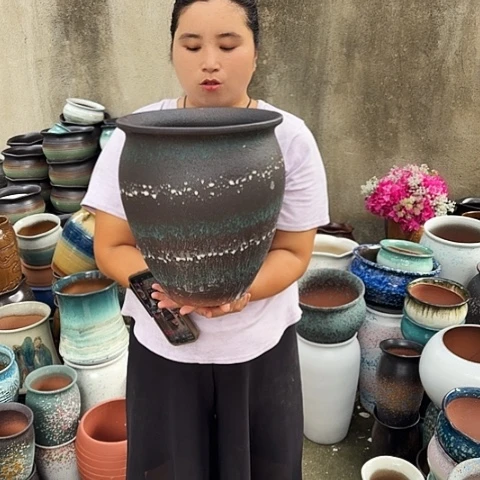 口27高30一个盆子。
