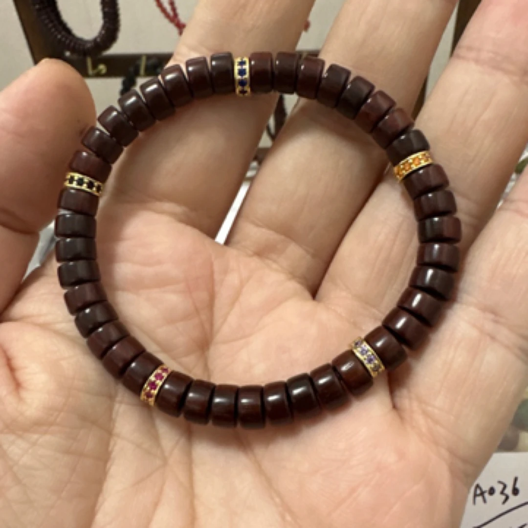 小叶紫檀直切18左右手围A043