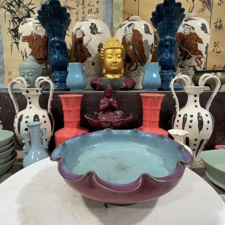 茶盏手工制作陶瓷摆件