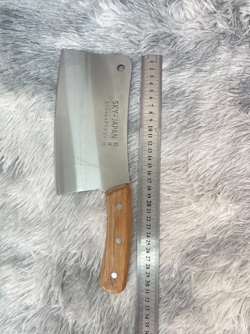 加厚重型骨刀骨头专用斩切刀剁骨头刀菜刀屠夫厨师商用刀砍骨白色