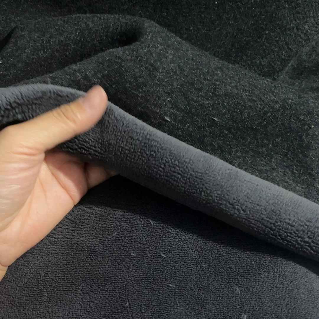 加厚深灰色羊毛拉架符合奥利绒1.95×2米长