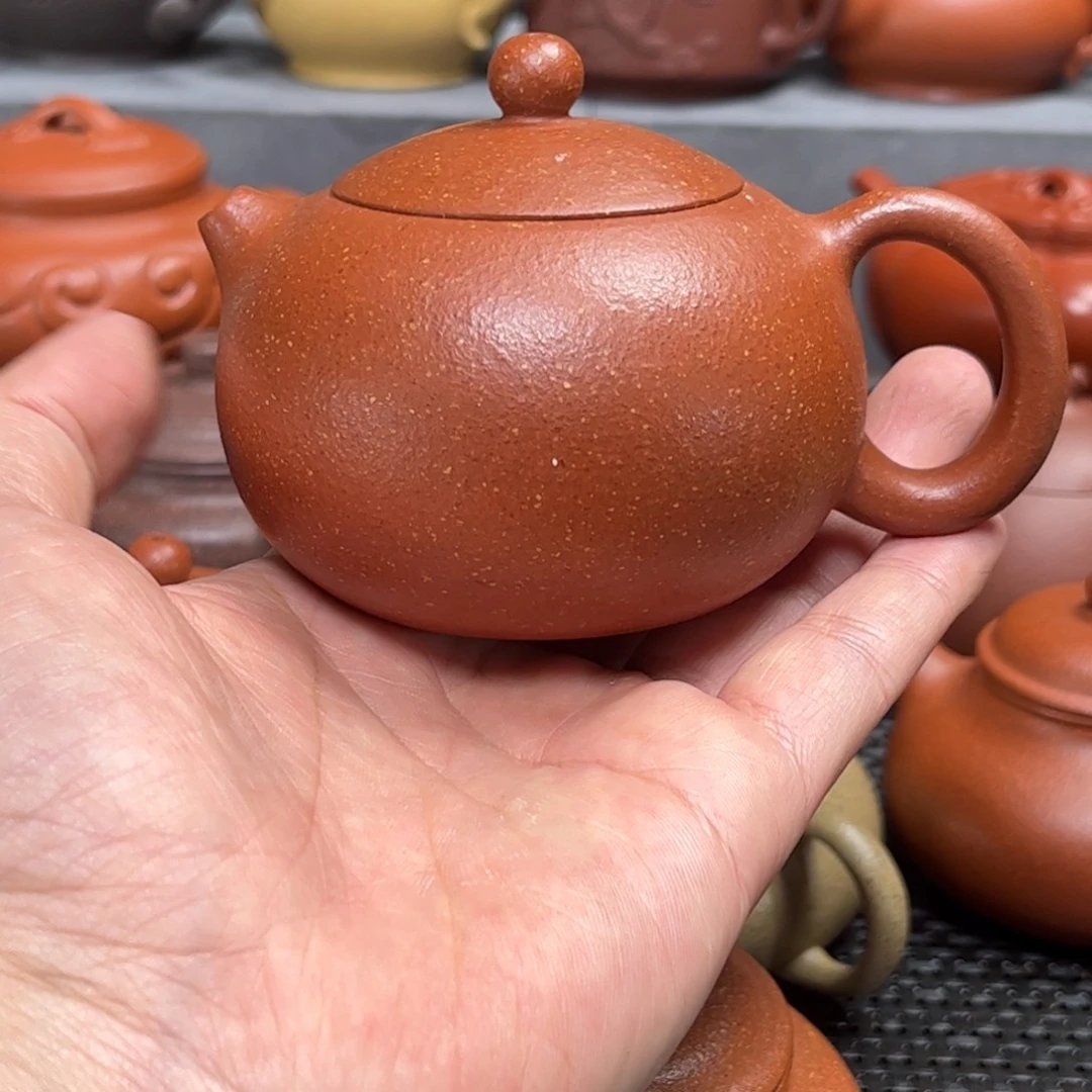 紫砂茶壶紫砂艺术茶具套装红降坡