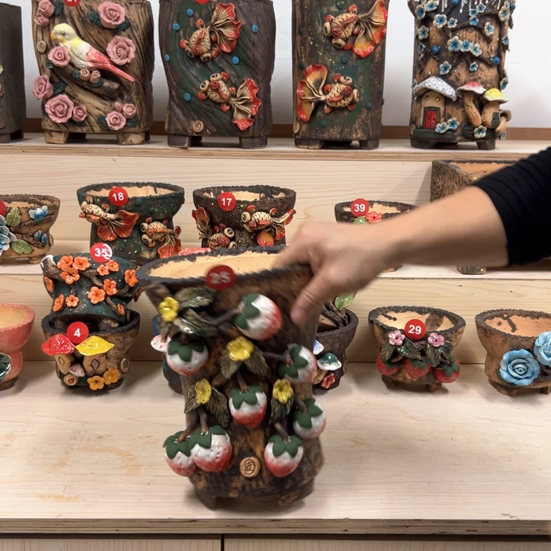 花盆紫砂25号内口18×16外高25