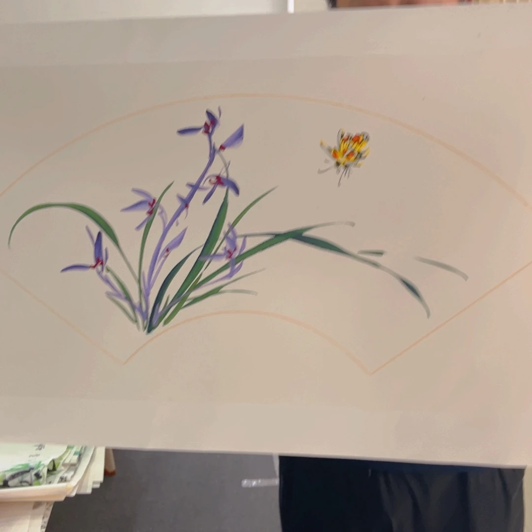 国画象山画舫手绘精品