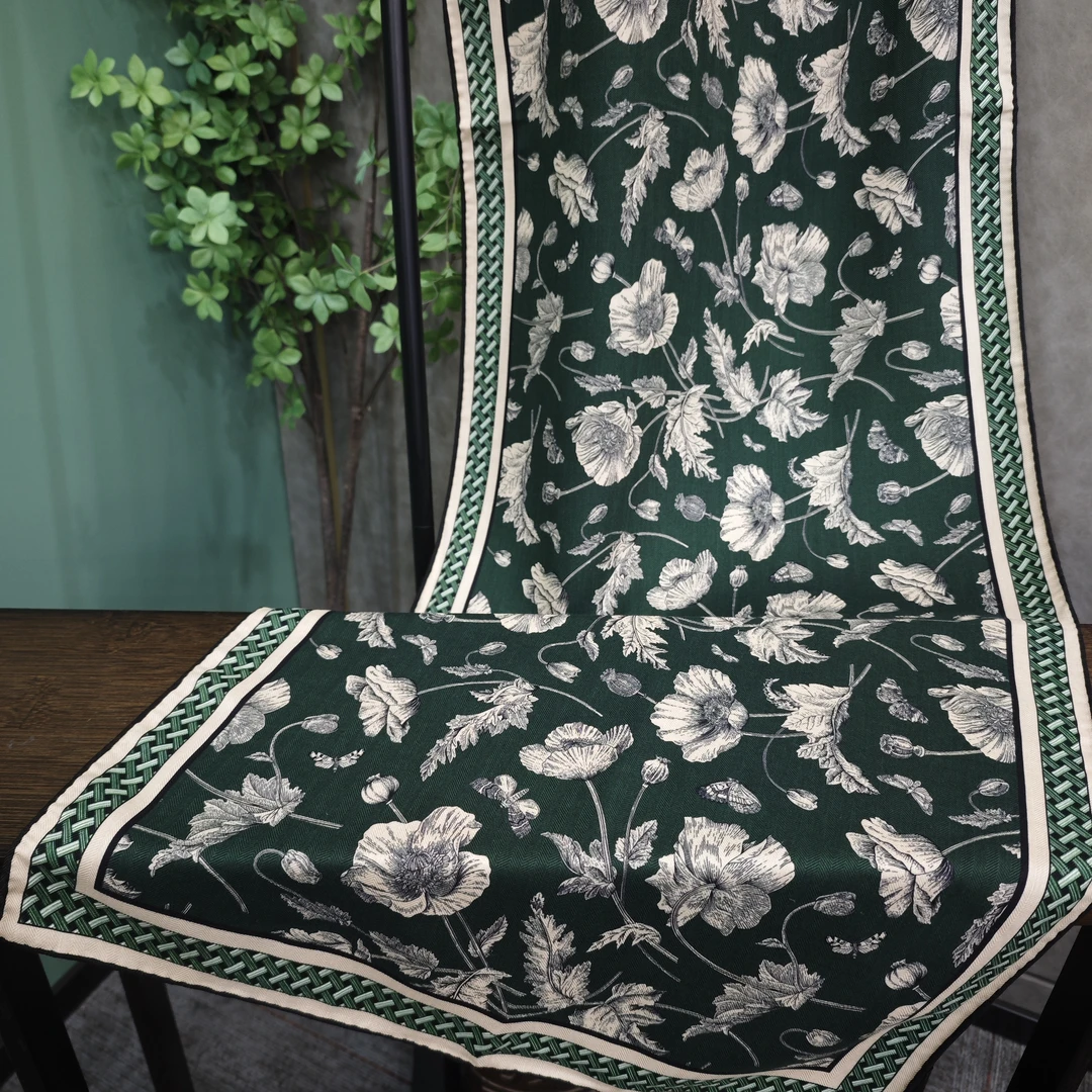 帝妃丝绸【】新款长巾丝毛桑蚕丝真丝丝巾