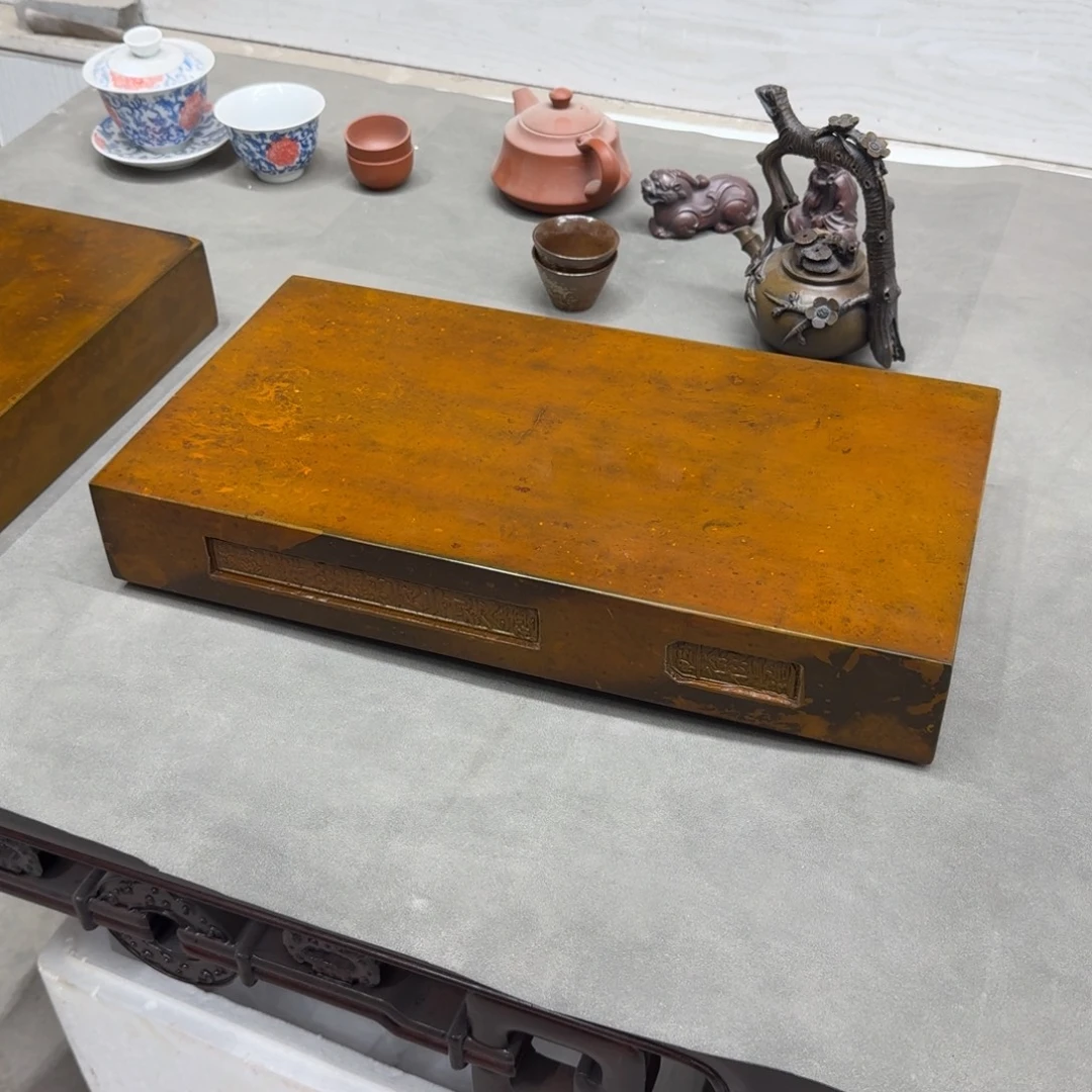 砖雕40-20-6 老料金砖 古铜色