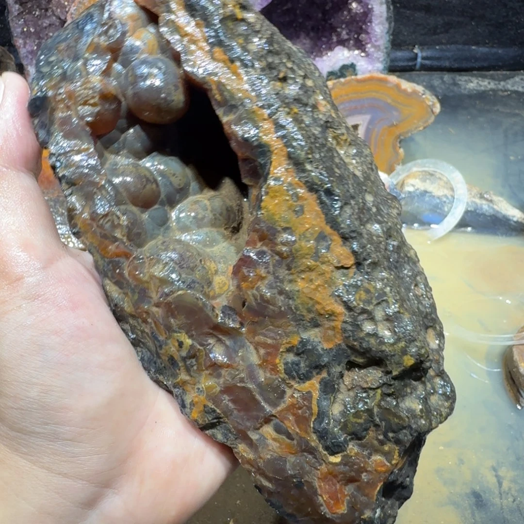 未镶嵌玛瑙/玉髓珠宝半成品