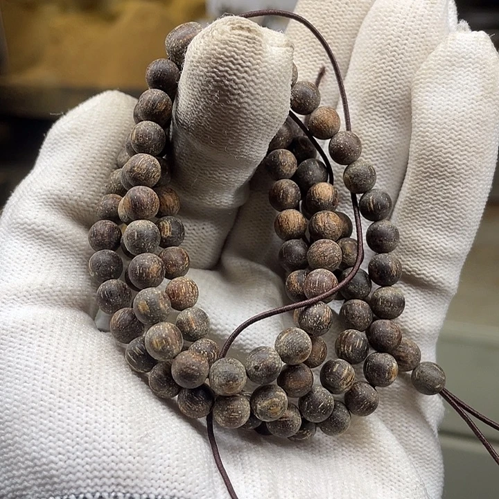 贡木手串/手链0.6巴贡粗抛108颗