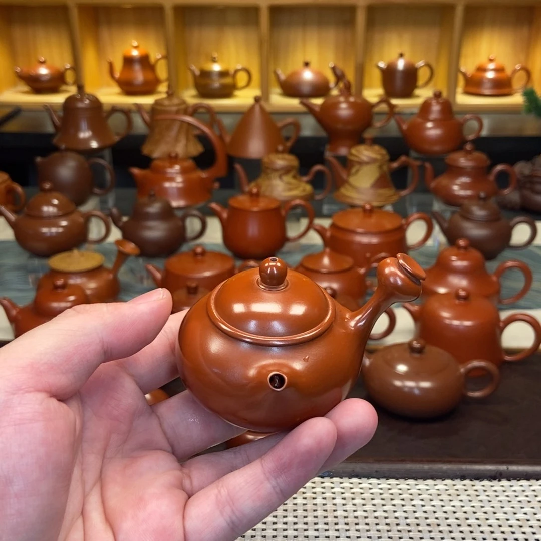 茶壶紫砂T****室潮州手拉壶手拉壶