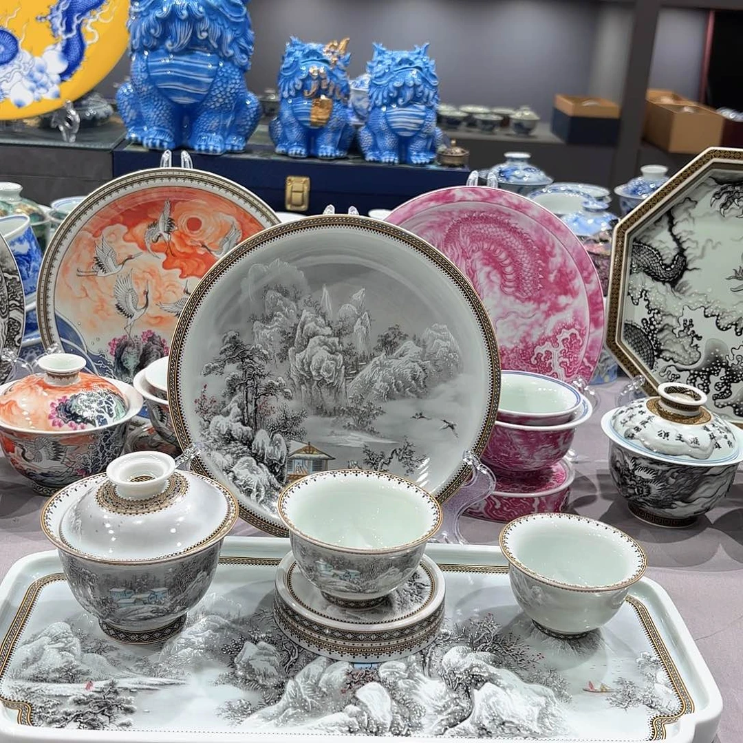 瓷片景德镇瓷器博物陈列区和