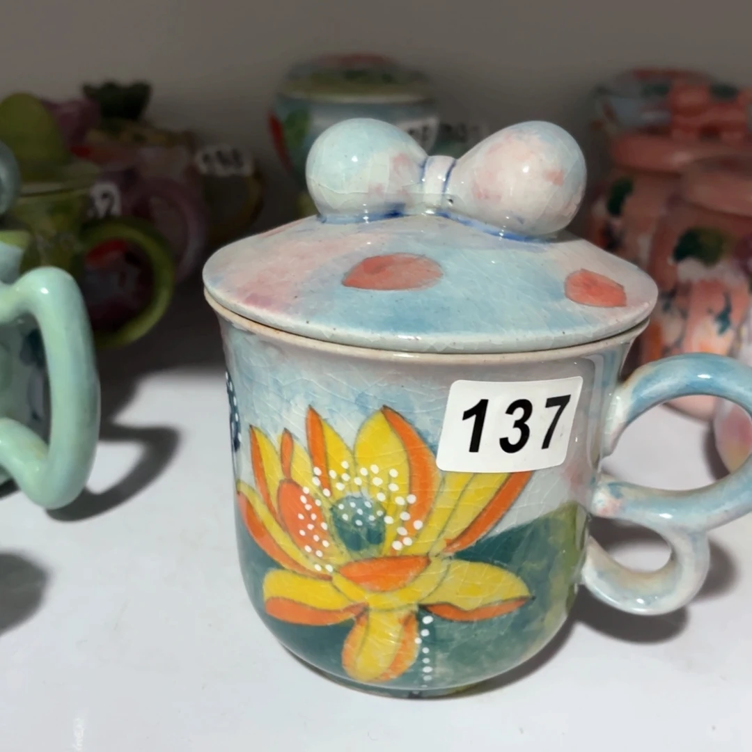 景德镇手绘高温釉下彩陶瓷茶具