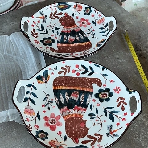 微瑕，不能明火，20厘米，高3，2个森林熊猫