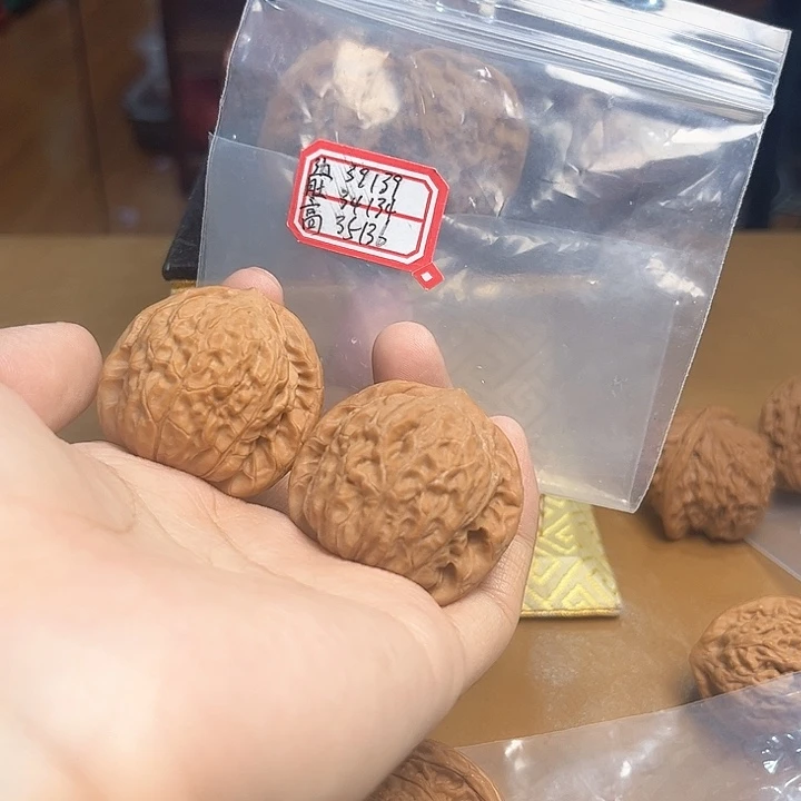 把件文玩核桃非嫁接将军帽