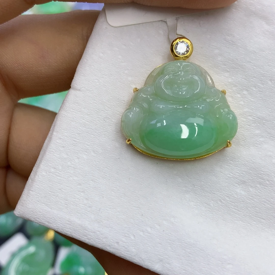 翡翠银S925镶嵌颈饰