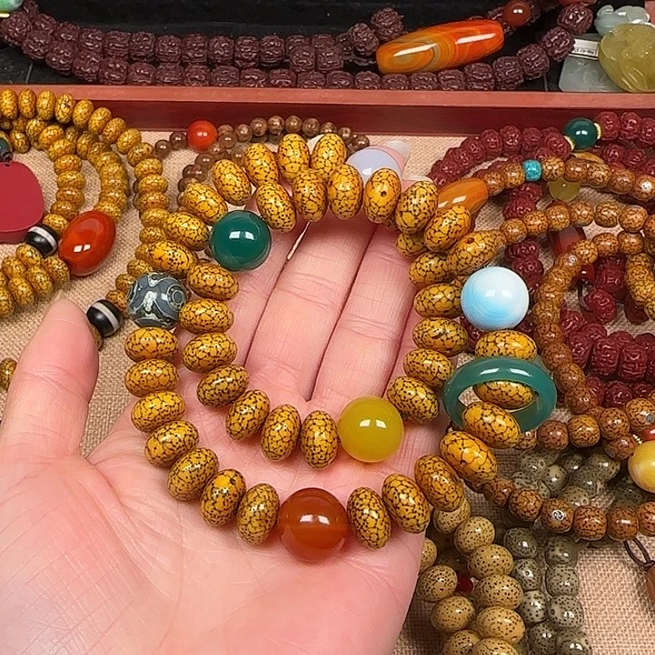 星月菩提手串星月菩提