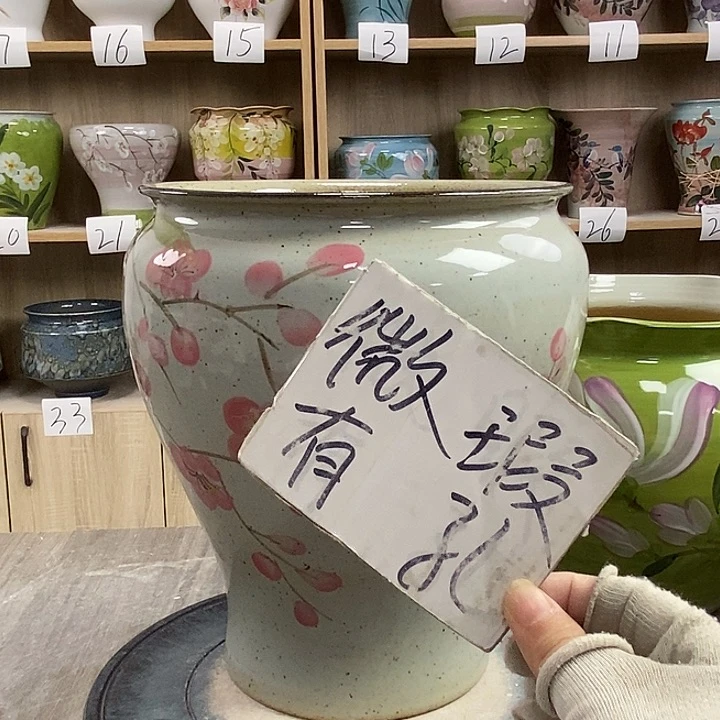 缸13xc景德镇陶瓷花盆