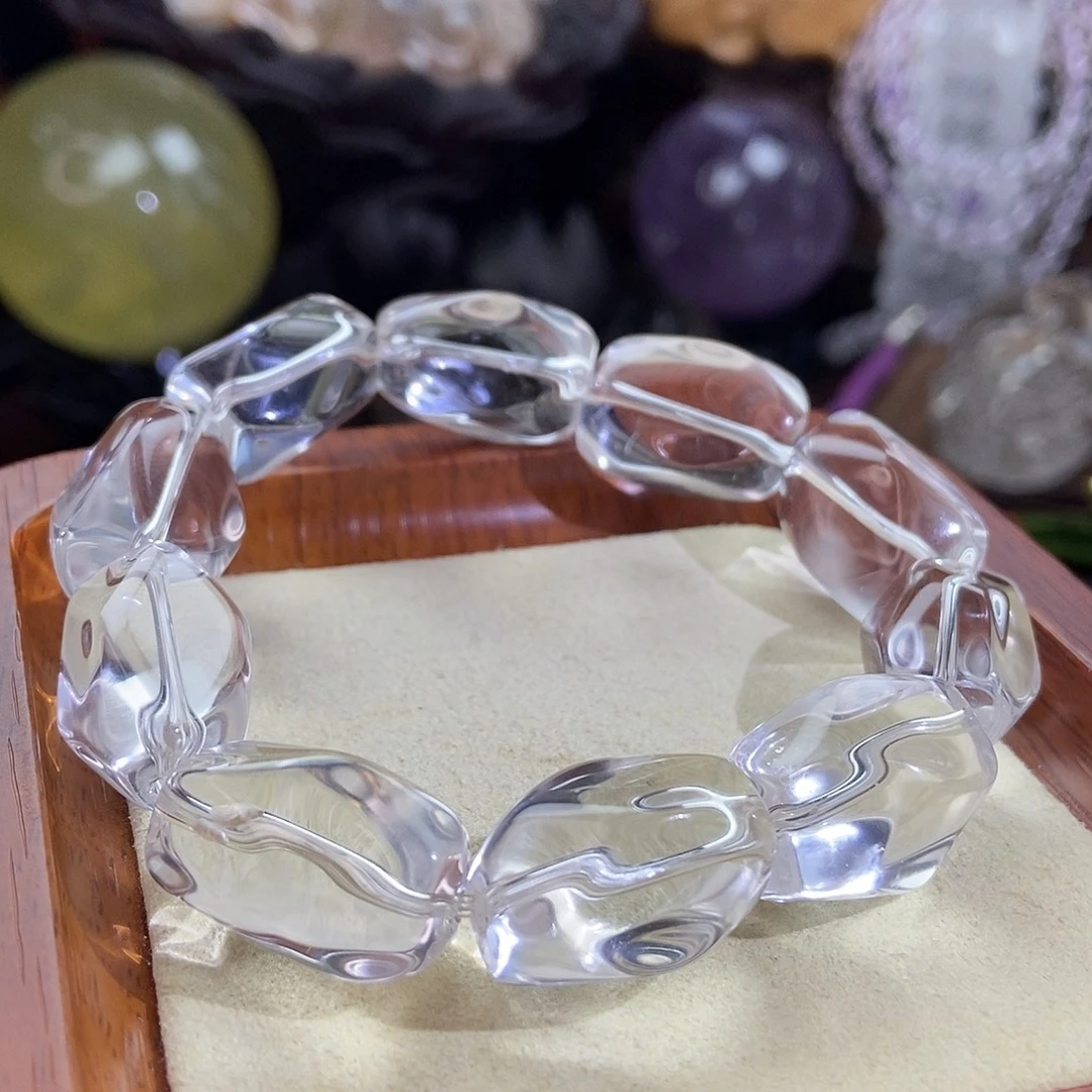 未镶嵌套链水晶水晶手链