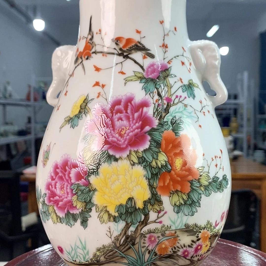 摆件景德镇陶瓷花瓶摆件