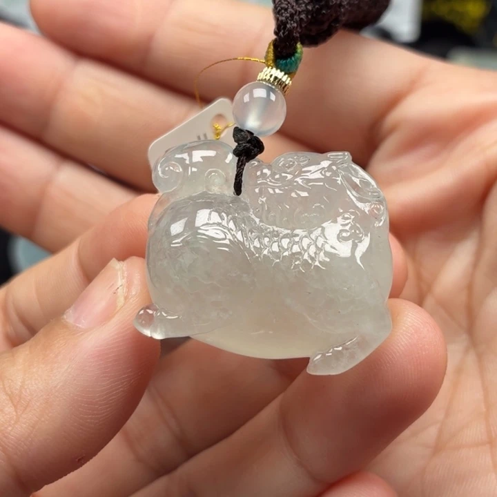 翡翠未镶嵌颈饰天然翡翠a货