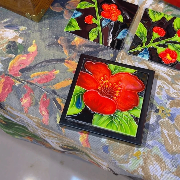 一体款瓷板画艺术作品