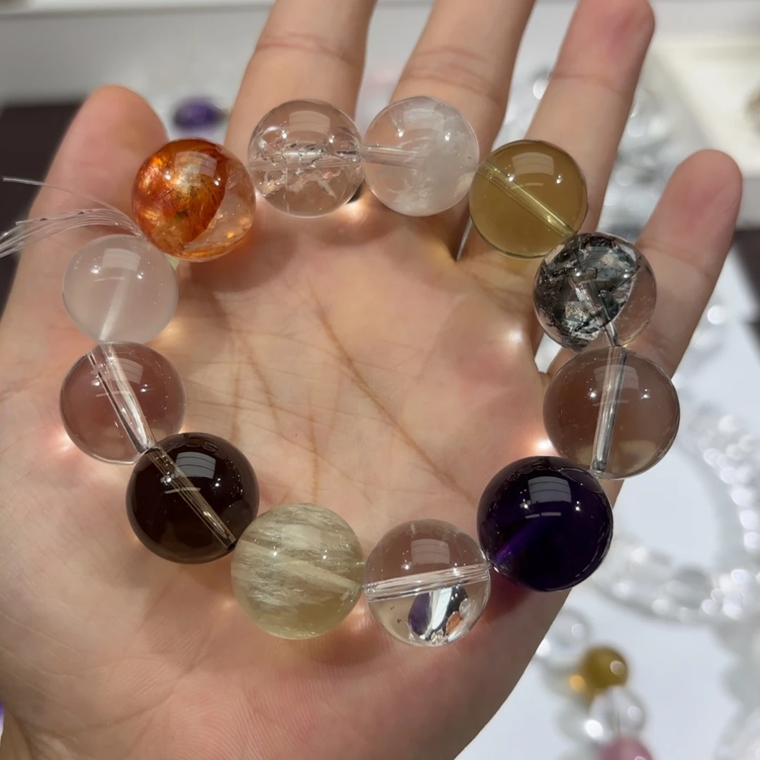 水晶手链未镶嵌多宝