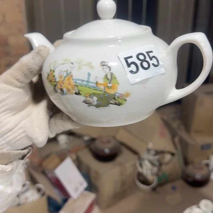 库存瓷片多空茶壶