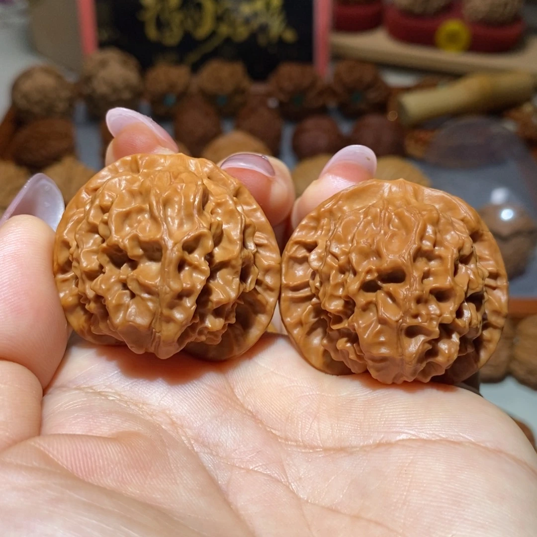 把件文玩核桃40尺龙鳞