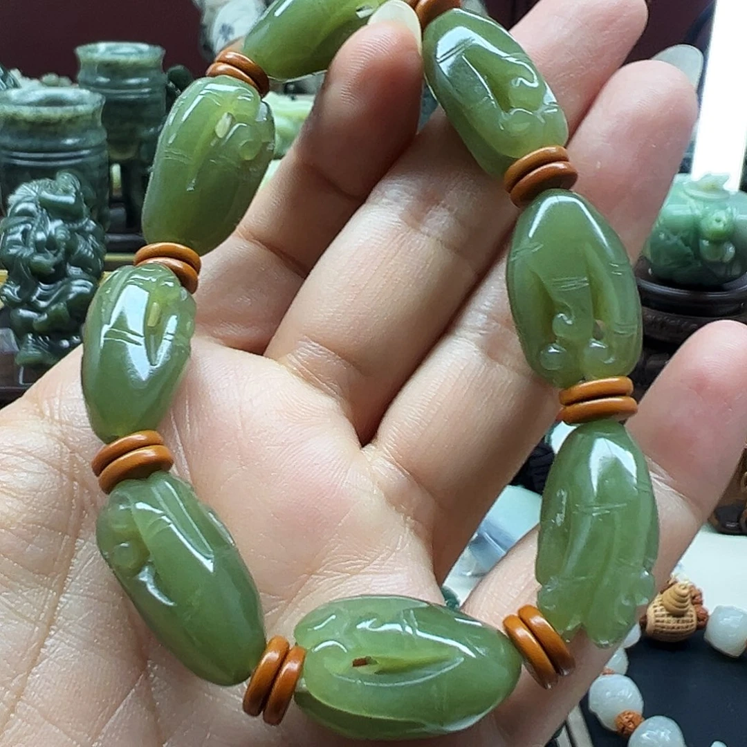 未镶嵌手串和田玉