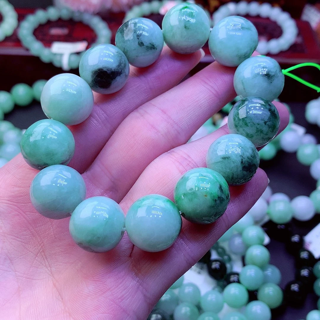 翡翠未镶嵌毛衣链