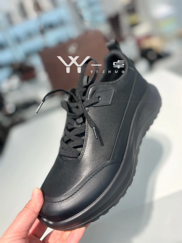 2024冬季欧货新款鸟版牛皮SDW加棉男士百搭休闲皮鞋