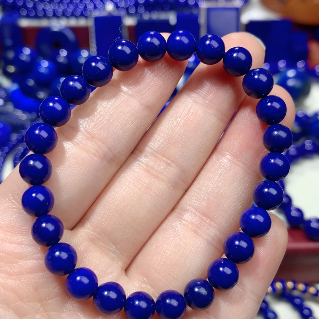 青金石未镶嵌7m手链