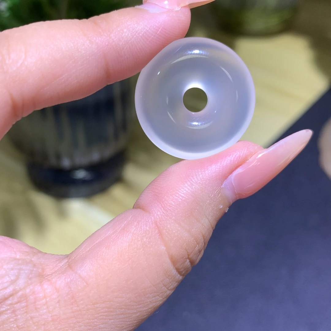 玛瑙/玉髓未镶嵌手镯平安扣卡25