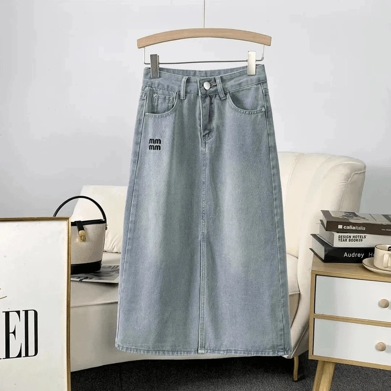 【黑标双M】6661牛仔裙显瘦半身裙A字版型牛仔包臀裙夏季短款百搭女