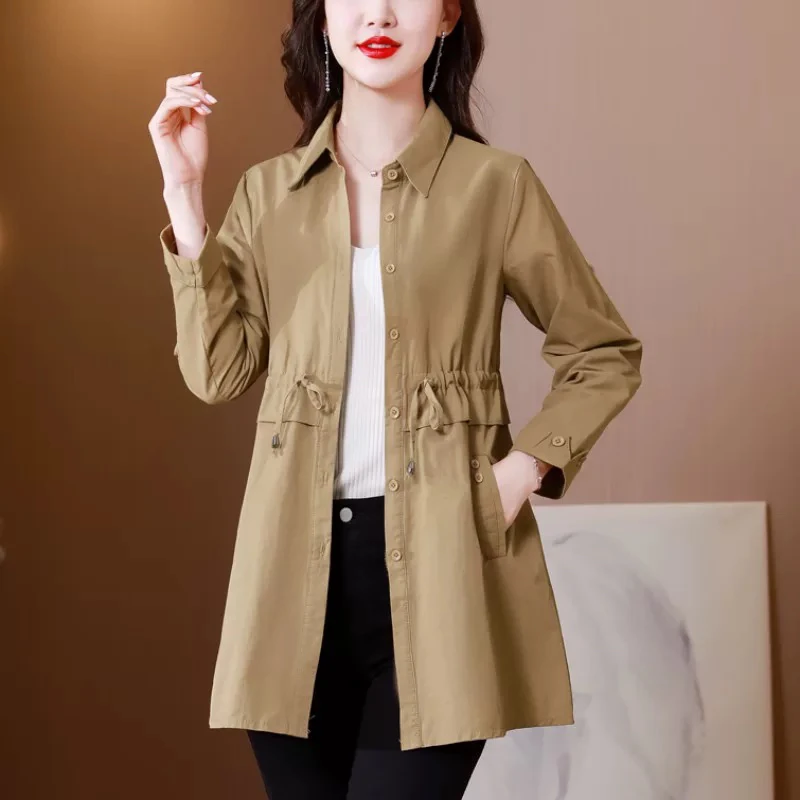 819#新款女装时尚风衣外套
